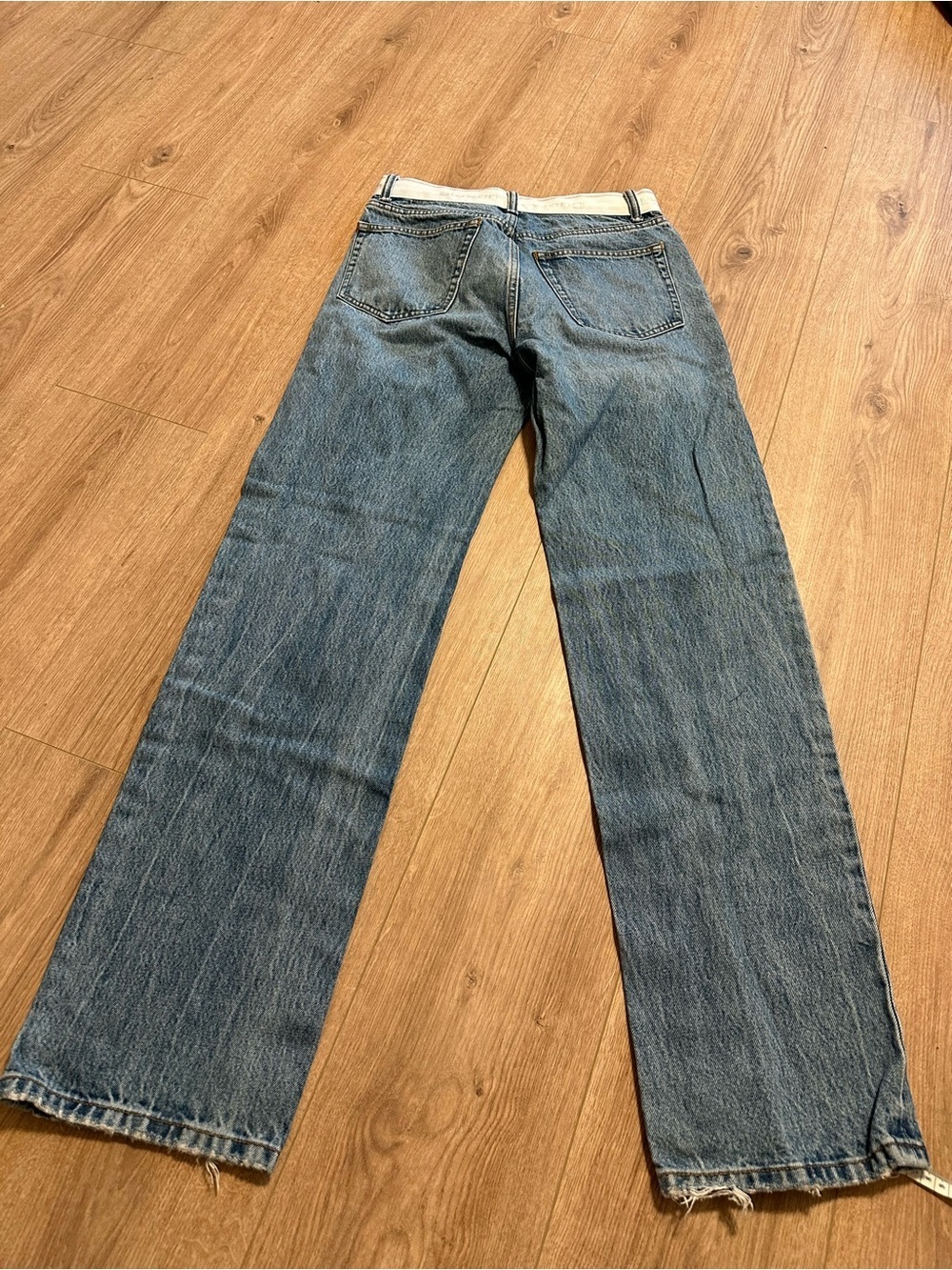 Alexander Wang logo blue jeans size 27 - Picture 6 of 9